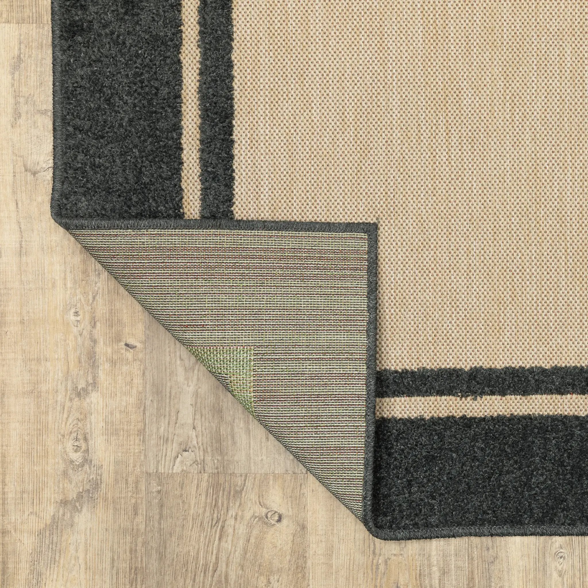 Cayman 5594K Sand/ Charcoal Area Rug by Oriental Weavers