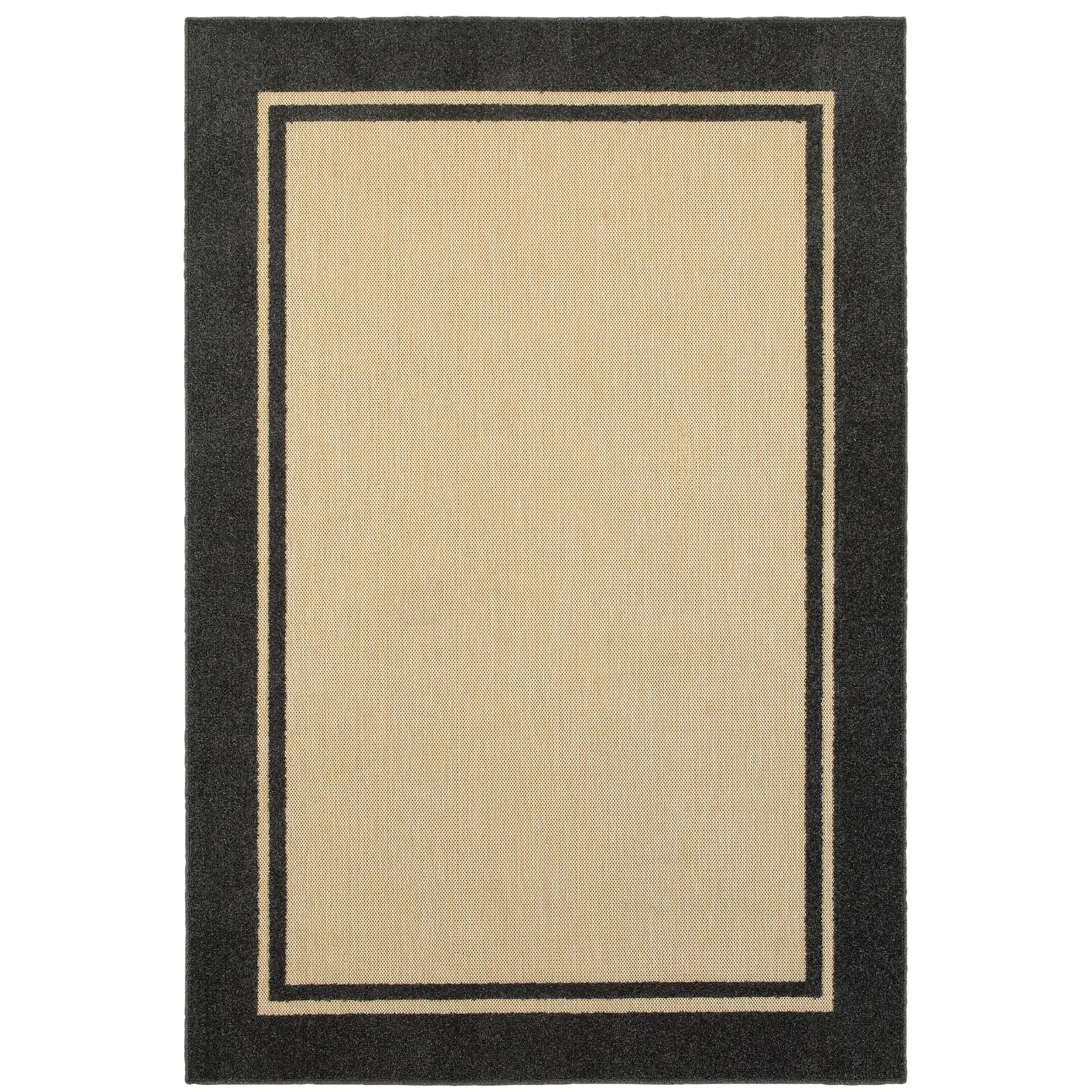 Cayman 5594K Sand/ Charcoal Area Rug by Oriental Weavers
