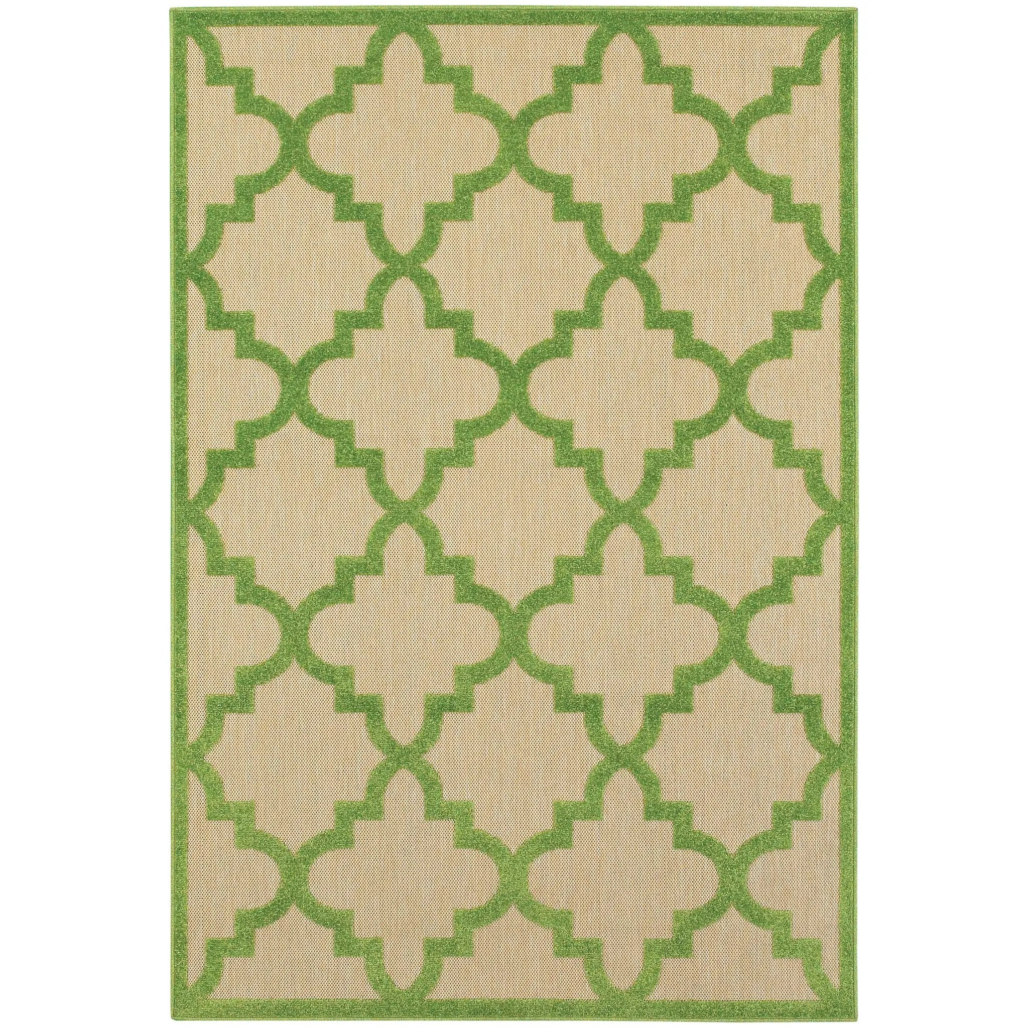 Cayman 660F9 Sand/ Green Area Rug by Oriental Weavers