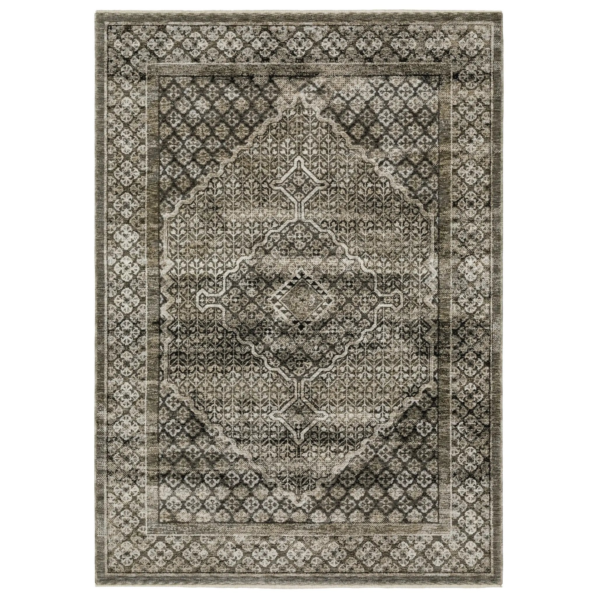 Chamberlain CH02D Grey/ Beige Area Rug by Oriental Weavers