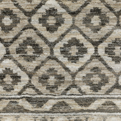 Oriental Weavers Chamberlain CH03B plush traditional rug featuring decorative pattern in grey/ beige tones