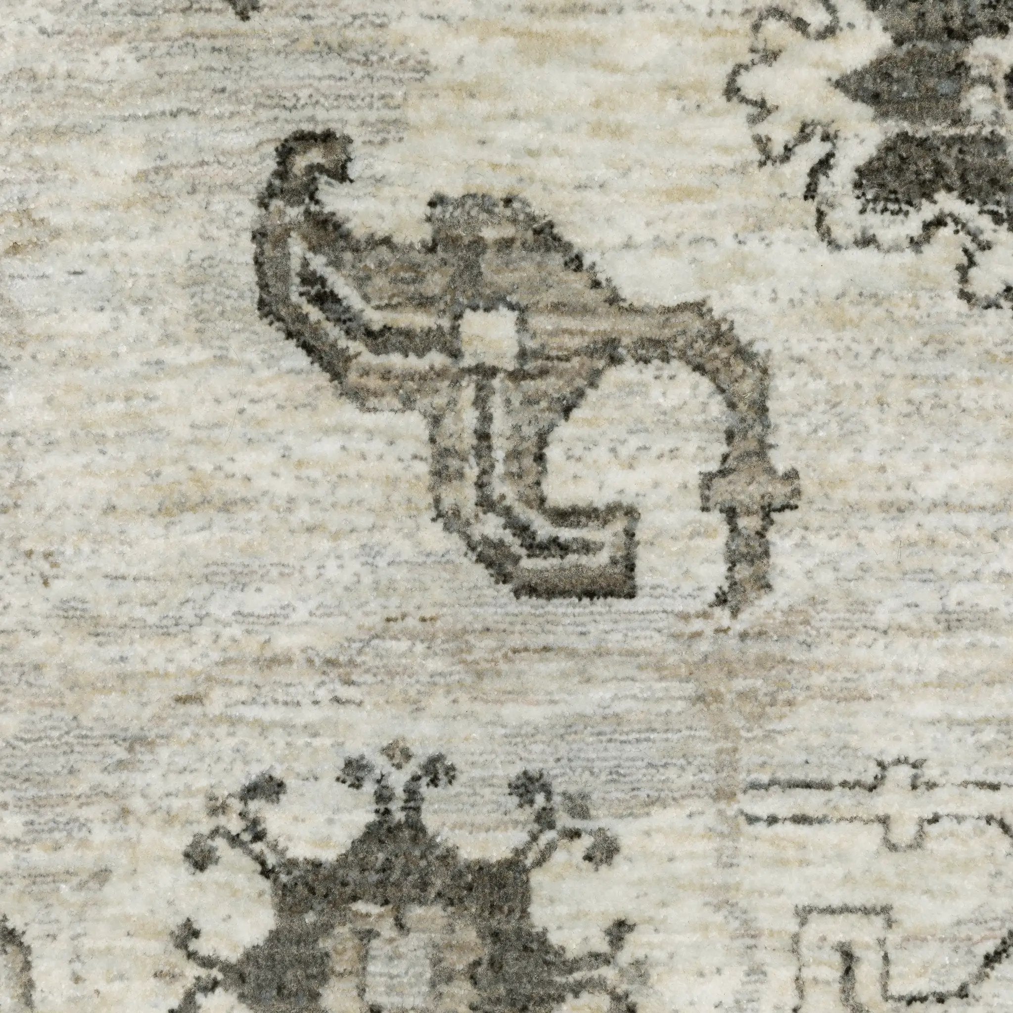Chamberlain CH06B Ivory/ Grey Area Rug by Oriental Weavers