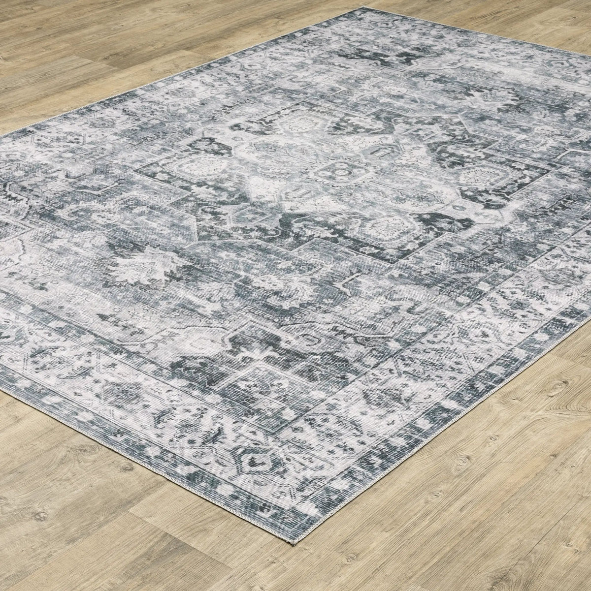 Charleston CHA03 Navy/ Ivory Area Rug by Oriental Weavers