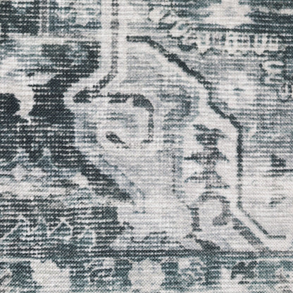 Oriental Weavers Charleston CHA03 traditional rug featuring decorative pattern in navy/ ivory tones
