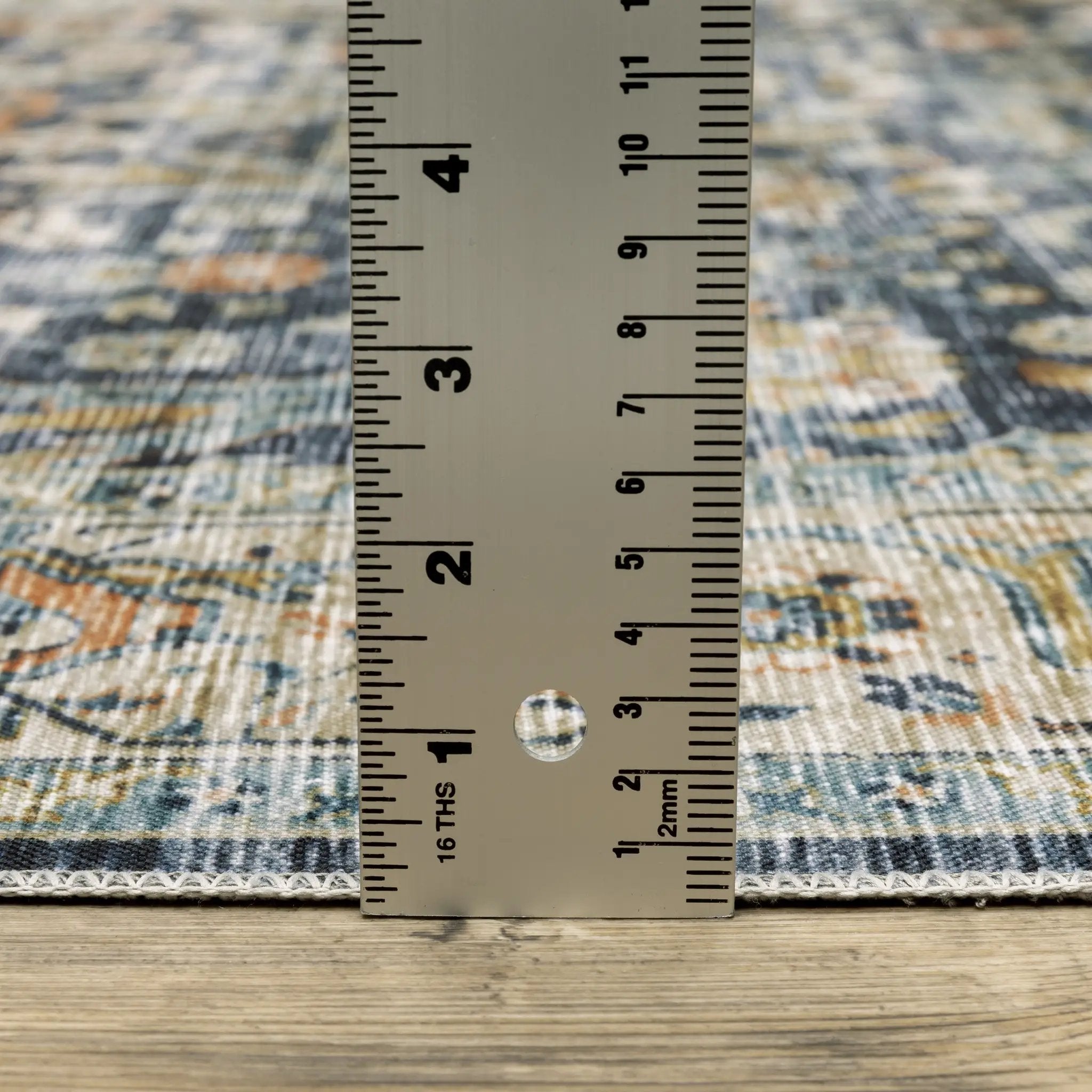 Charleston CHA05 Blue/ Gold Area Rug by Oriental Weavers