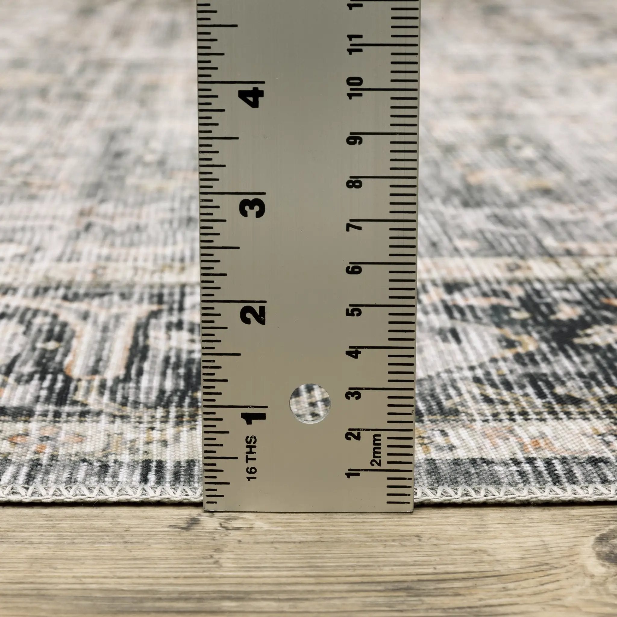 Charleston CHA07 Charcoal/ Grey Area Rug by Oriental Weavers