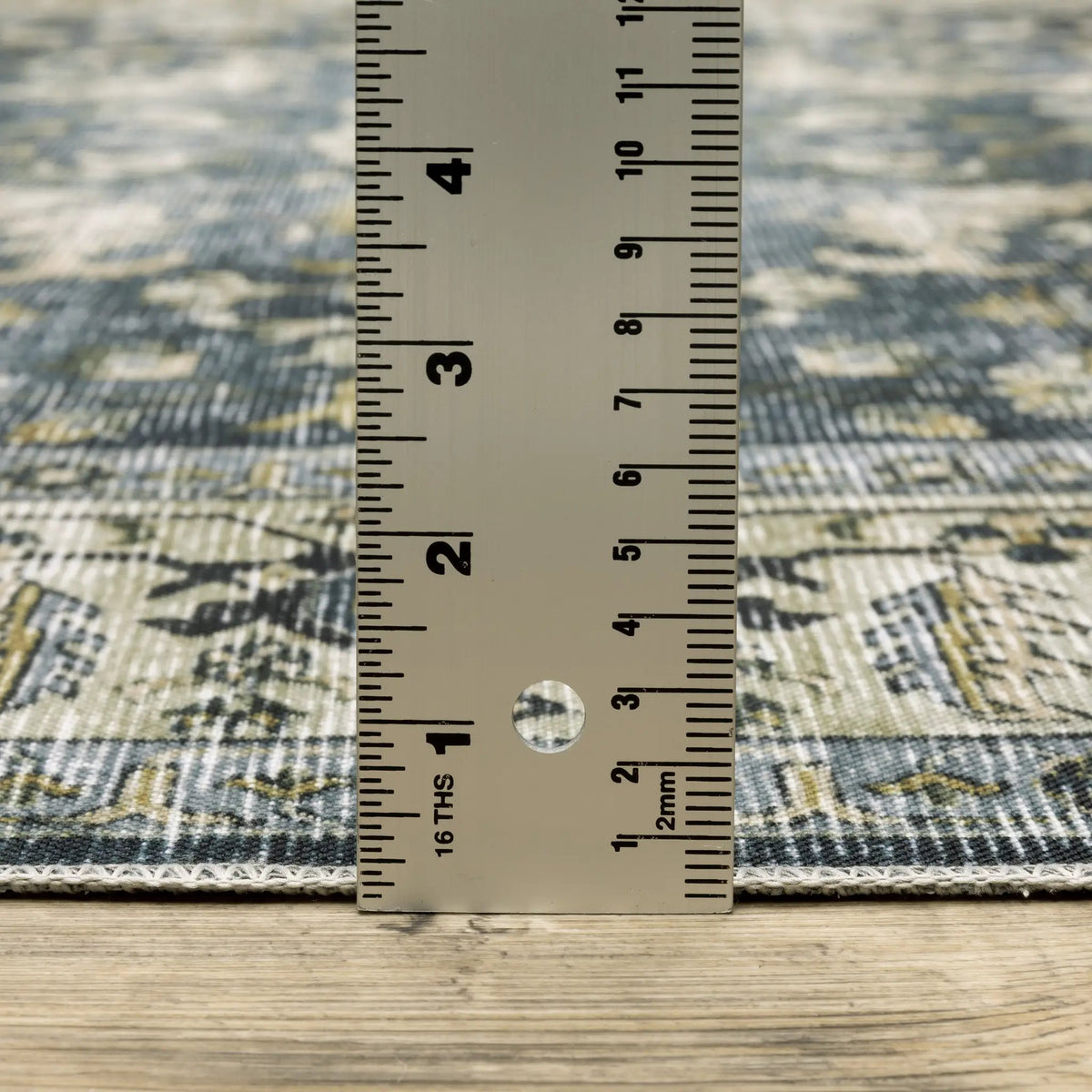 Charleston CHA08 Blue/ Gold Area Rug by Oriental Weavers