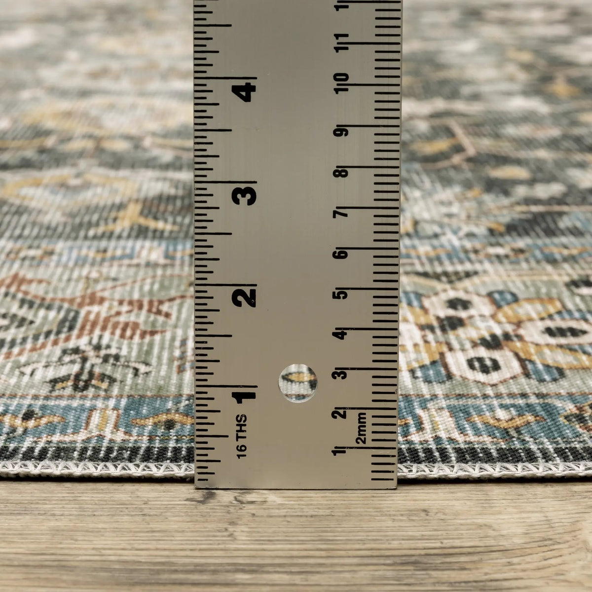 Charleston CHA09 Charcoal/ Gold Area Rug by Oriental Weavers