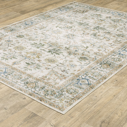 Oriental Weavers Charleston CHA10 traditional rug featuring decorative pattern in grey/ multi tones