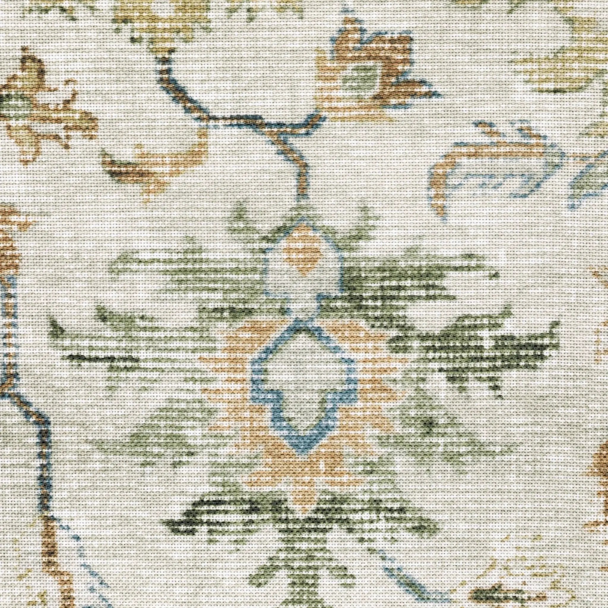 Charleston CHA10 Grey/ Multi Area Rug by Oriental Weavers