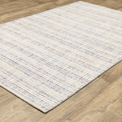 Oriental Weavers Circa CIR01 soft area rug featuring textured design in ivory/ multi tones