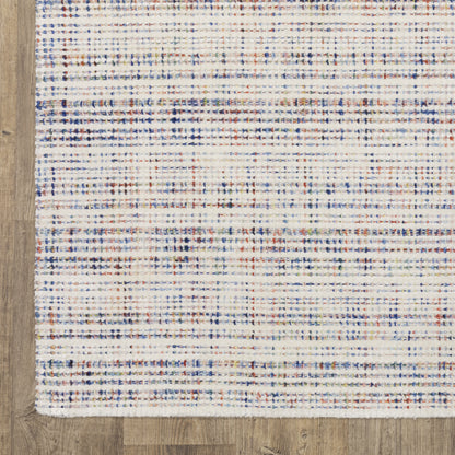 Oriental Weavers Circa CIR01 soft area rug featuring textured design in ivory/ multi tones