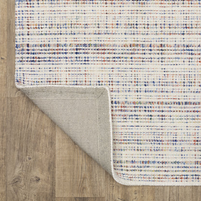 Oriental Weavers Circa CIR01 soft area rug featuring textured design in ivory/ multi tones