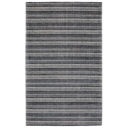 Oriental Weavers Circa CIR02 soft area rug featuring textured design in black/ ivory tones
