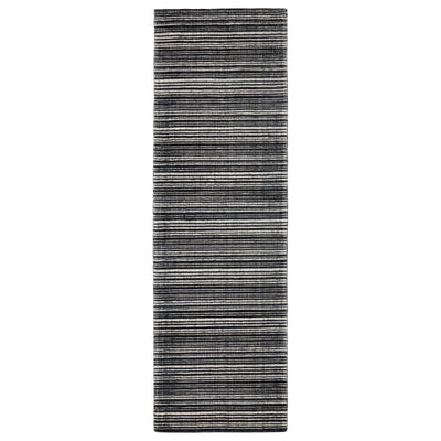 Oriental Weavers Circa CIR02 soft area rug featuring textured design in black/ ivory tones