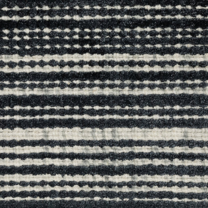 Oriental Weavers Circa CIR02 soft area rug featuring textured design in black/ ivory tones