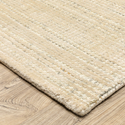 Oriental Weavers Circa CIR03 soft area rug featuring textured design in beige/ ivory tones