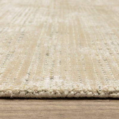 Oriental Weavers Circa CIR03 soft area rug featuring textured design in beige/ ivory tones