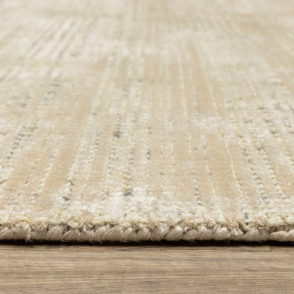 Oriental Weavers Circa CIR03 soft area rug featuring textured design in beige/ ivory tones