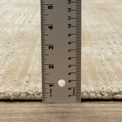 Oriental Weavers Circa CIR03 soft area rug featuring textured design in beige/ ivory tones