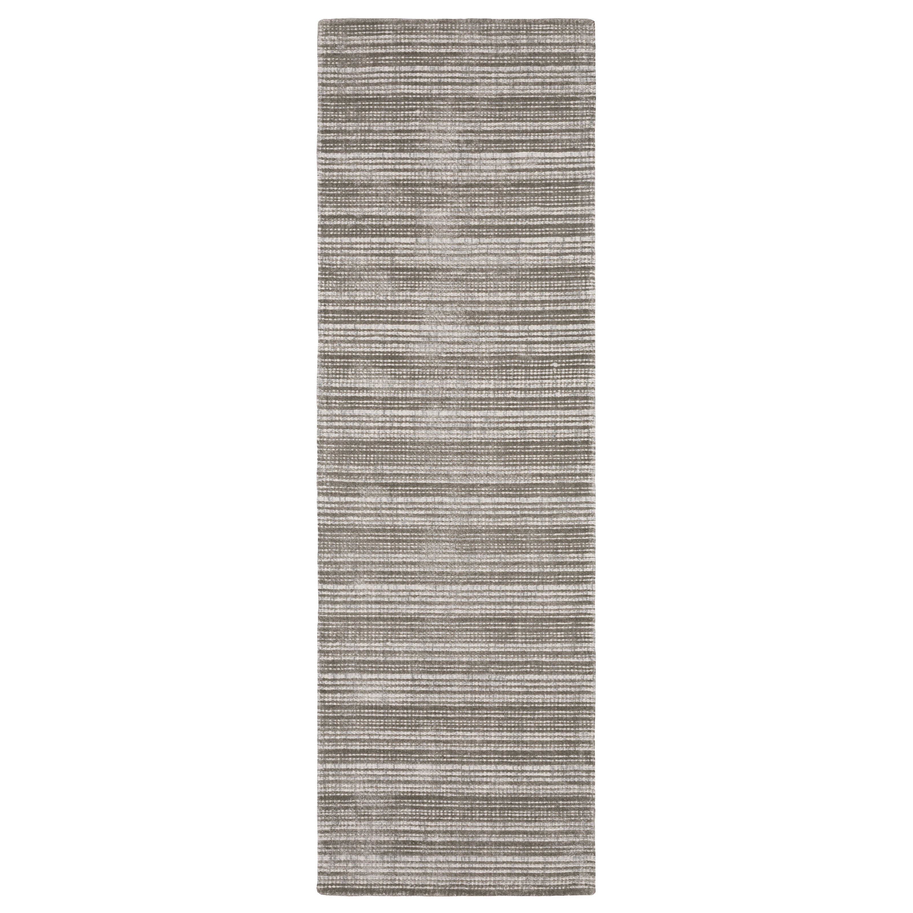 Oriental Weavers Circa CIR04 soft area rug featuring textured design in grey/ ivory tones