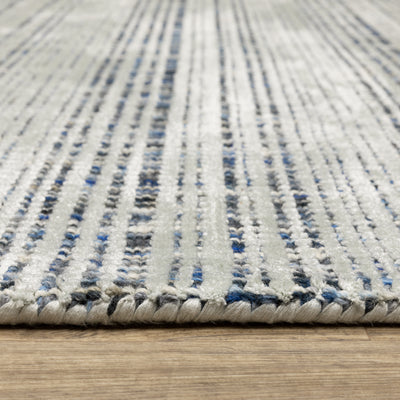 Oriental Weavers Circa CIR05 soft traditional rug featuring textured design in grey/ blue tones