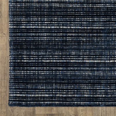Oriental Weavers Circa CIR06 soft area rug featuring textured design in navy/ blue tones