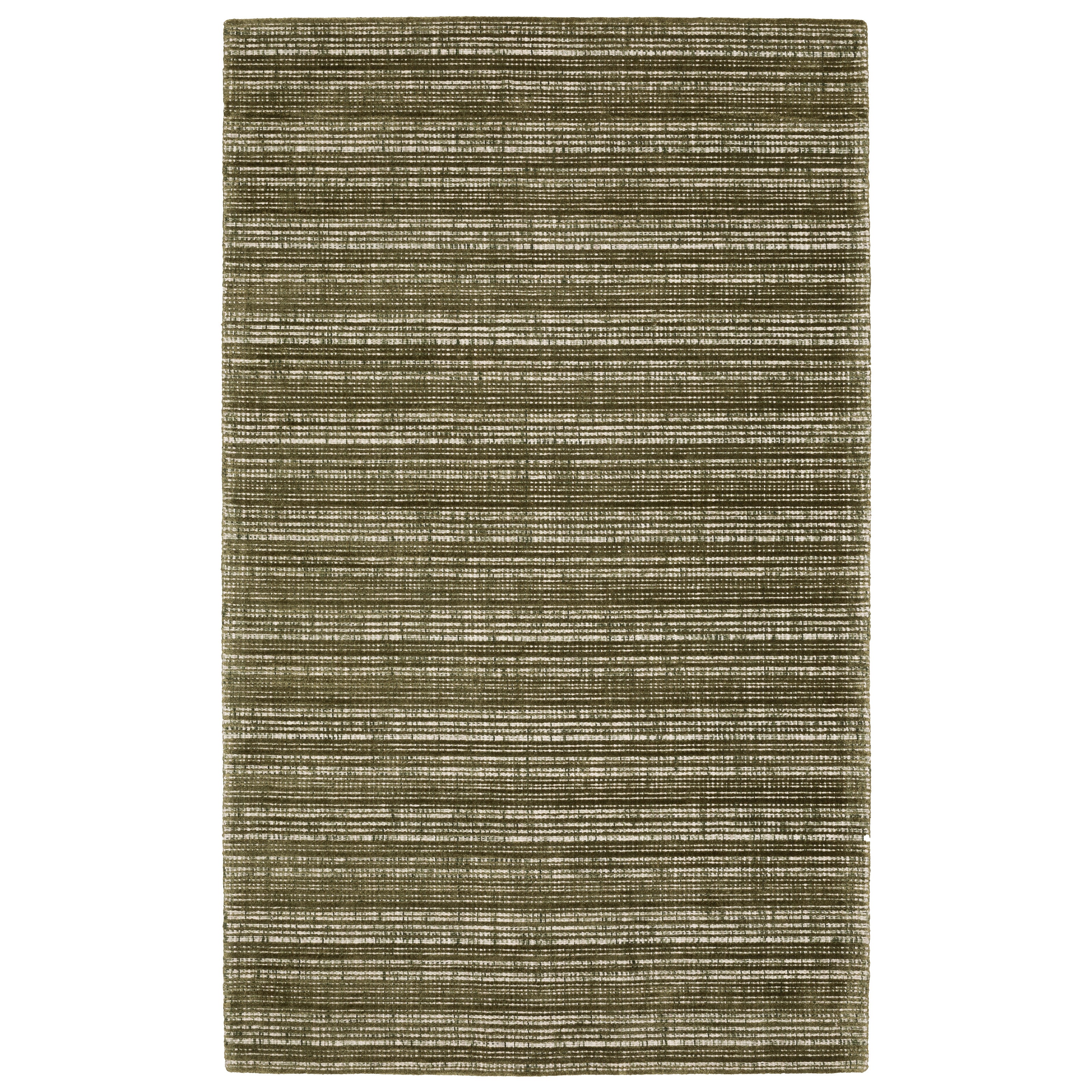 Oriental Weavers Circa CIR07 soft area rug featuring textured design in green/ ivory tones