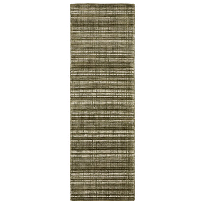 Oriental Weavers Circa CIR07 soft area rug featuring textured design in green/ ivory tones