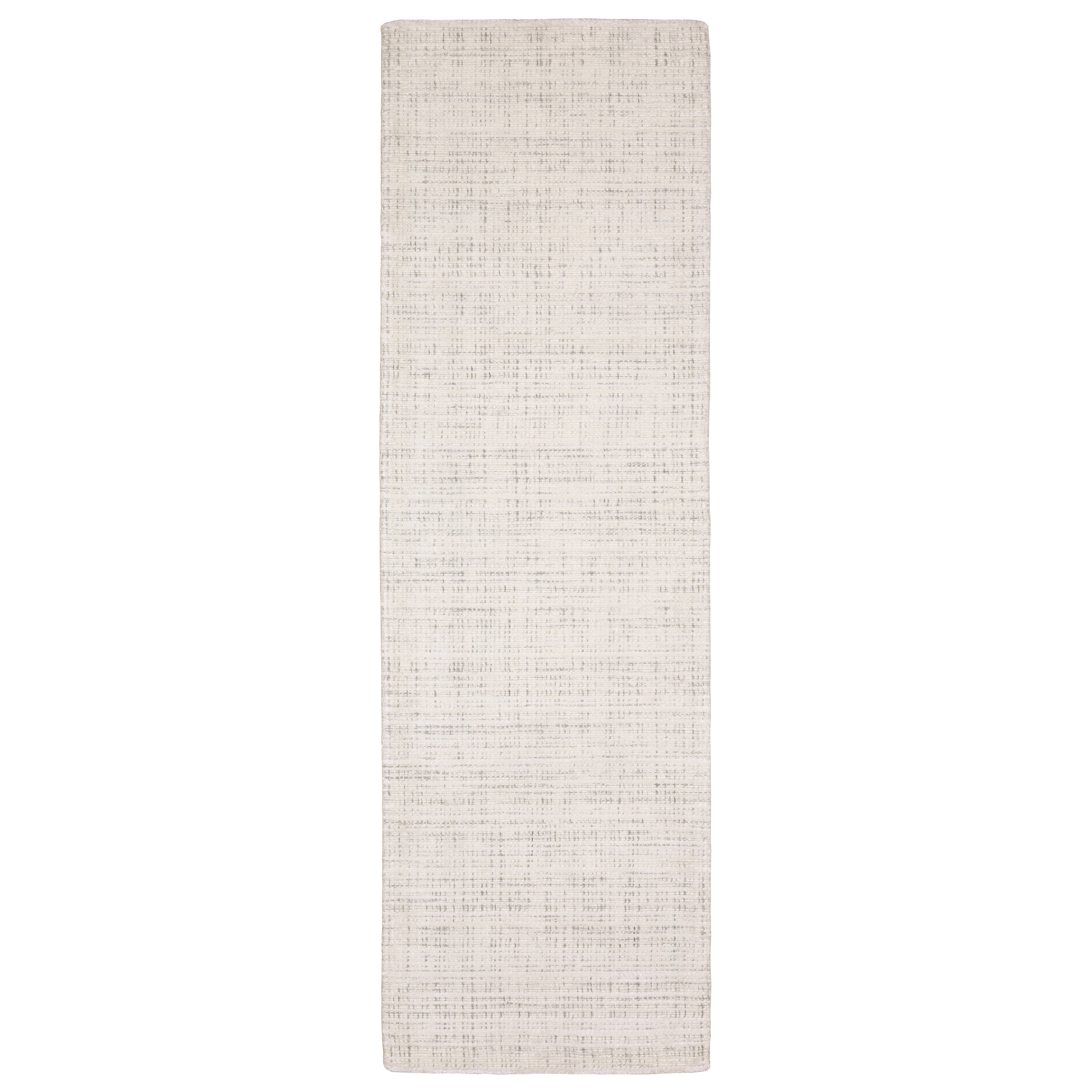 Oriental Weavers Circa CIR08 soft modern rug featuring textured design in ivory/ grey tones