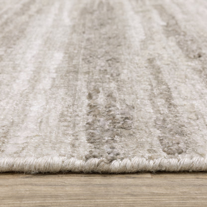 Oriental Weavers Clarke CLA01 soft modern rug featuring abstract pattern in beige/ brown tones