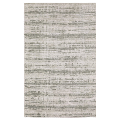 Oriental Weavers Clarke CLA02 soft modern rug featuring abstract pattern in beige/ green tones