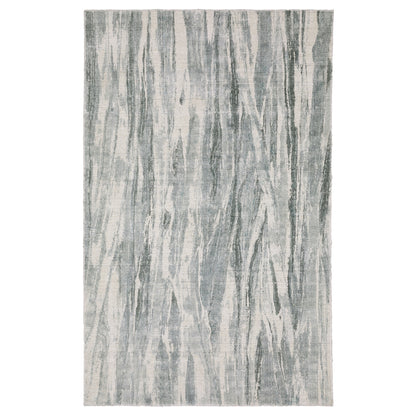 Oriental Weavers Clarke CLA03 soft modern rug featuring abstract pattern in green/ ivory tones