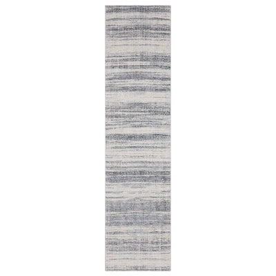 Oriental Weavers Clarke CLA04 soft modern rug featuring abstract pattern in ivory/ blue tones