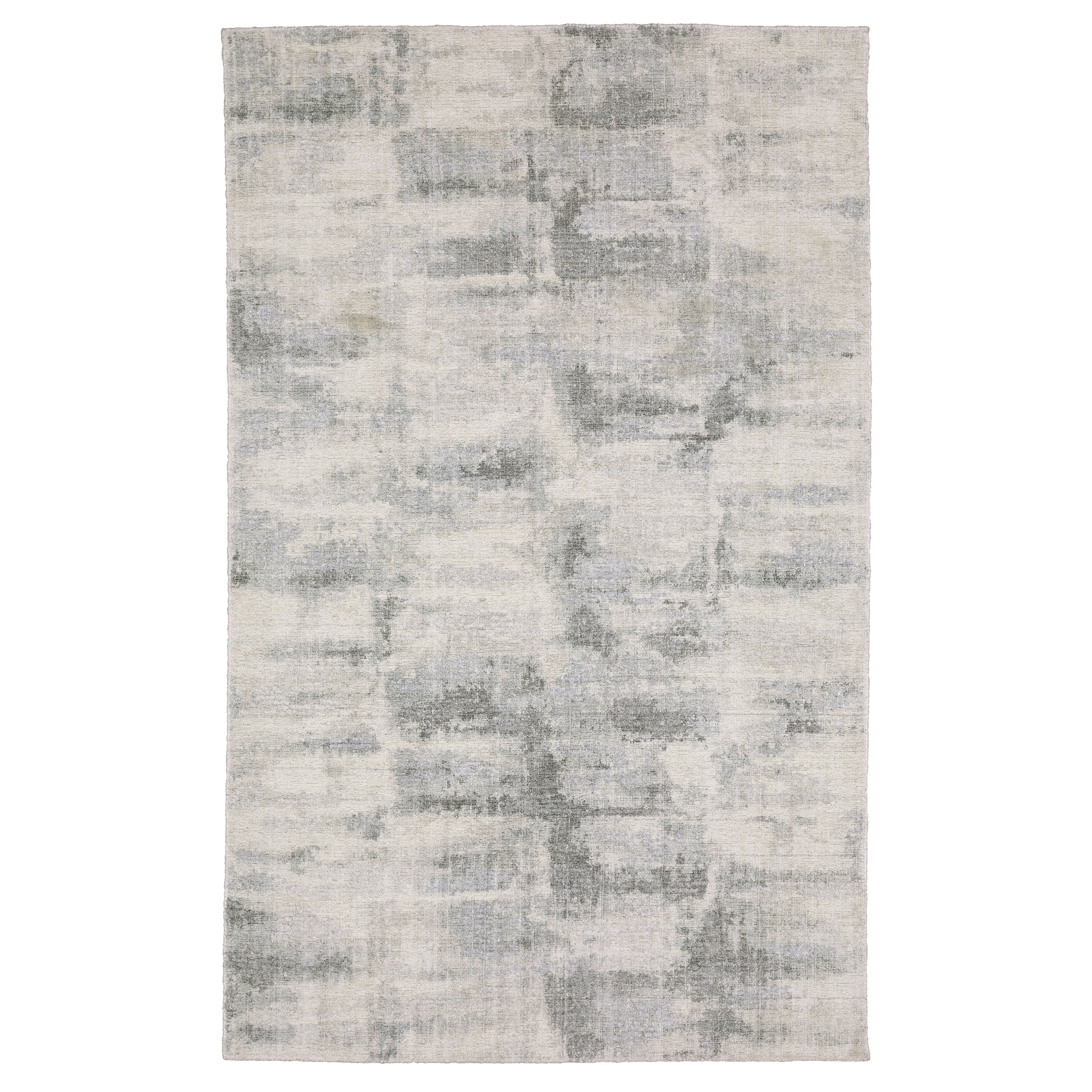 Oriental Weavers Clarke CLA05 soft modern rug featuring abstract pattern in beige/ grey tones
