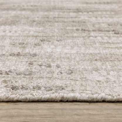 Oriental Weavers Clarke CLA08 soft modern rug featuring abstract pattern in beige/ brown tones