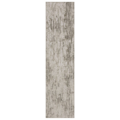 Oriental Weavers Clarke CLA08 soft modern rug featuring abstract pattern in beige/ brown tones