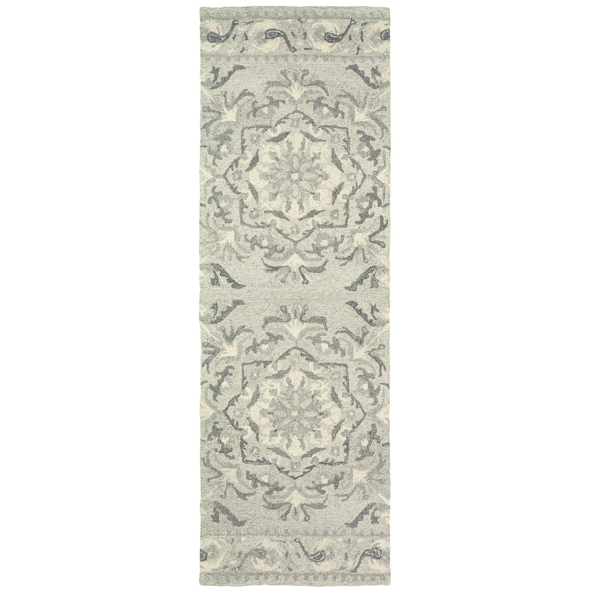 Craft 93001 Ash/ Ivory Area Rug by Oriental Weavers