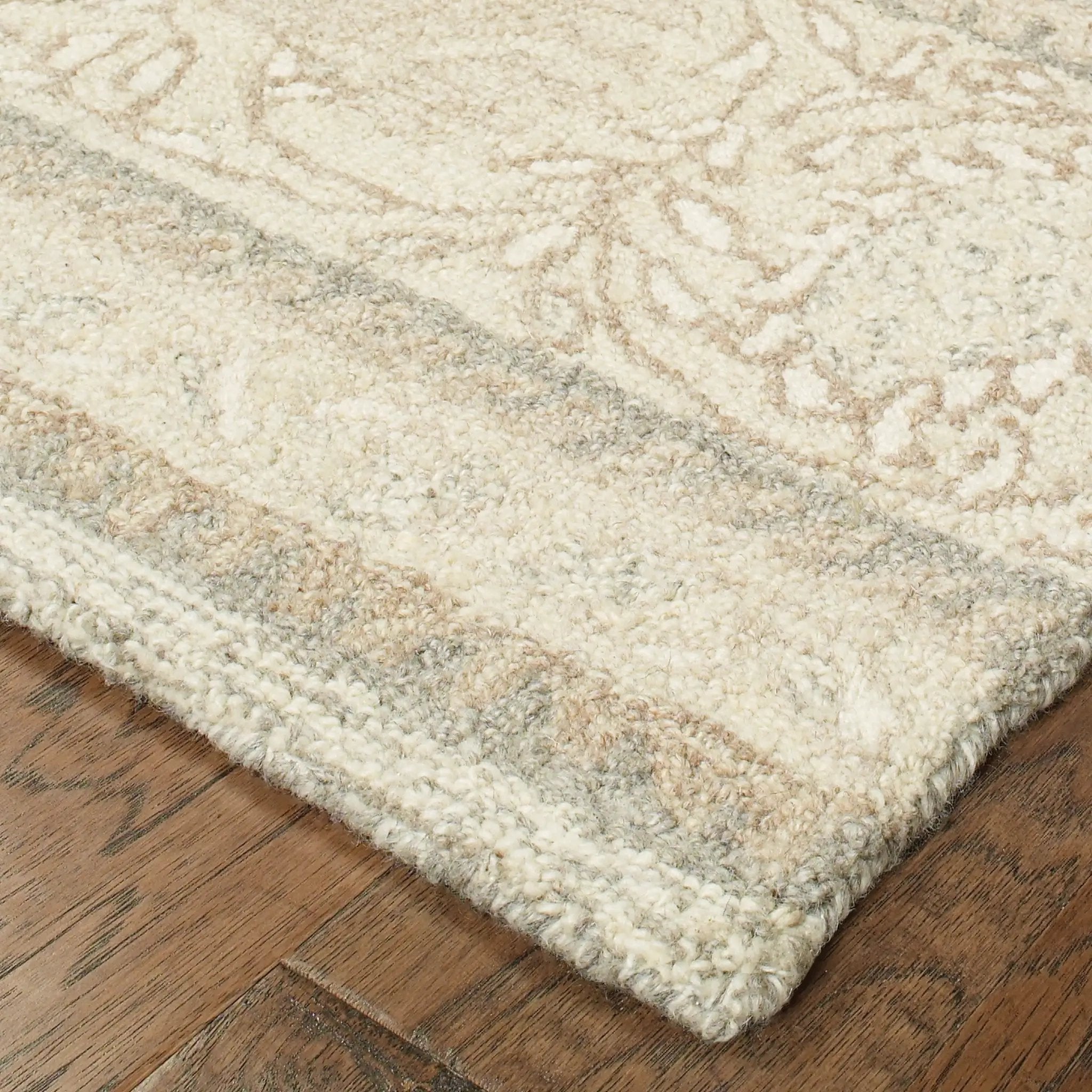 Craft 93002 Ash/ Sand Area Rug by Oriental Weavers