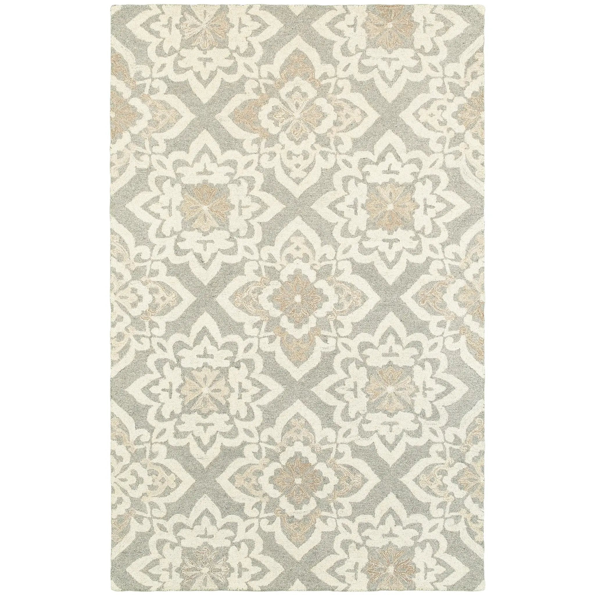 Craft 93004 Grey/ Sand Area Rug by Oriental Weavers