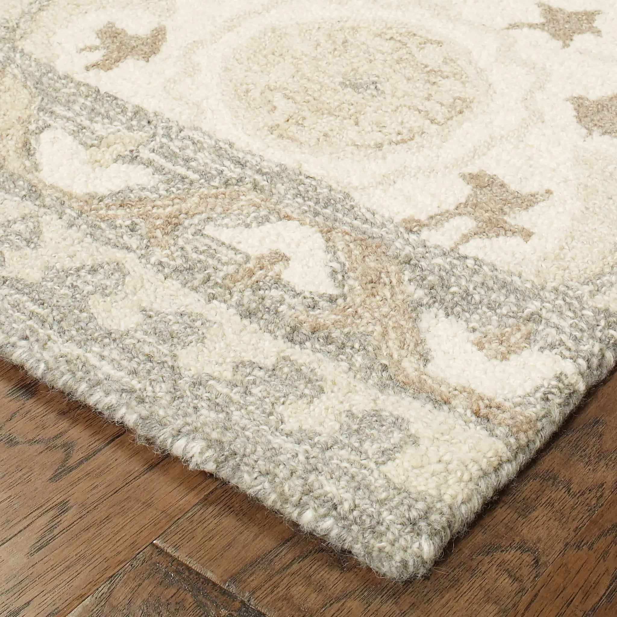 Craft 93005 Ivory/ Grey Area Rug by Oriental Weavers