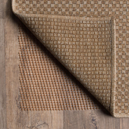 All Weather Outdoor 0007C Brown Rug Pad, brown outdoor rug pad designed for airflow, faster drying, and added rug stability.
