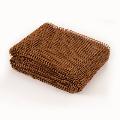 All Weather Outdoor 0007C Brown Rug Pad, brown outdoor rug pad designed for airflow, faster drying, and added rug stability.