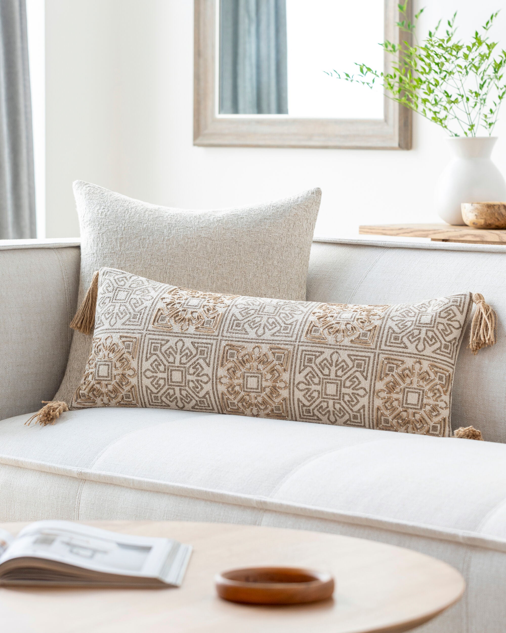 Surya Parisa PAI-002 Lumbar Pillow by LIVABLISS