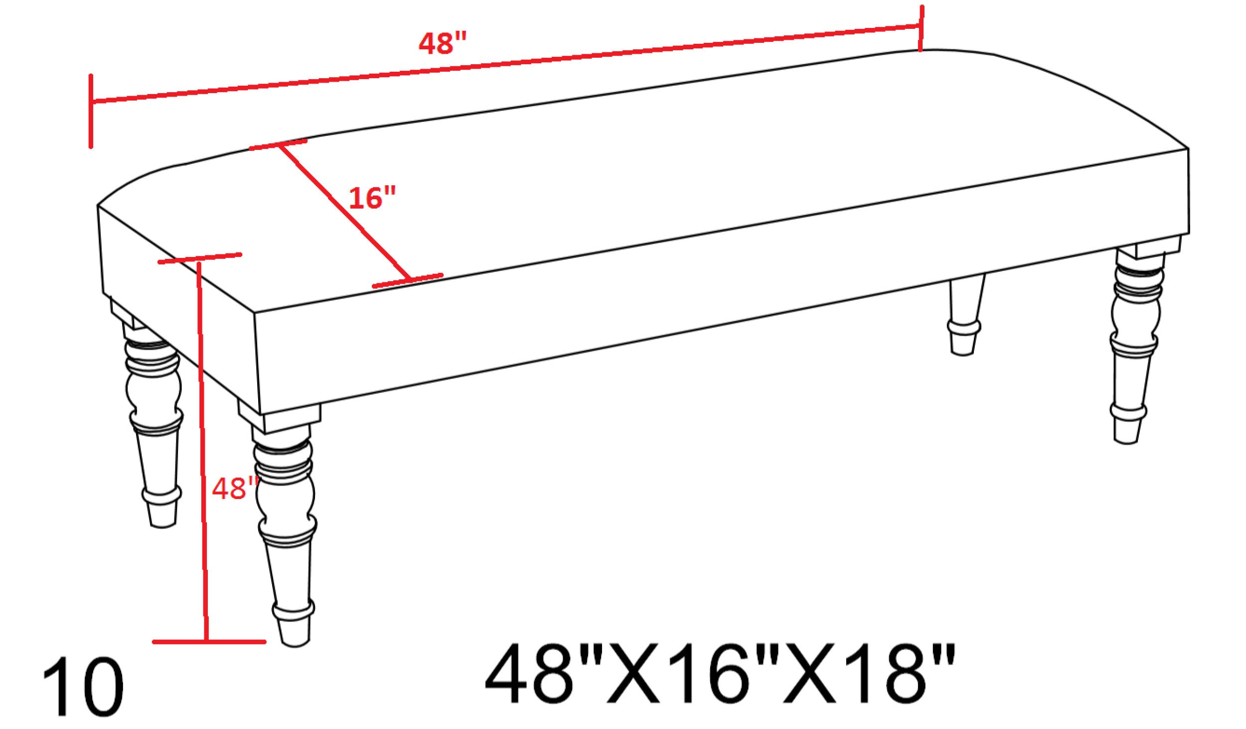 LIVABLISS Panja PAJ-003 Bench
