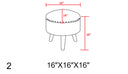 LIVABLISS Panja PAJ-005 Ottoman