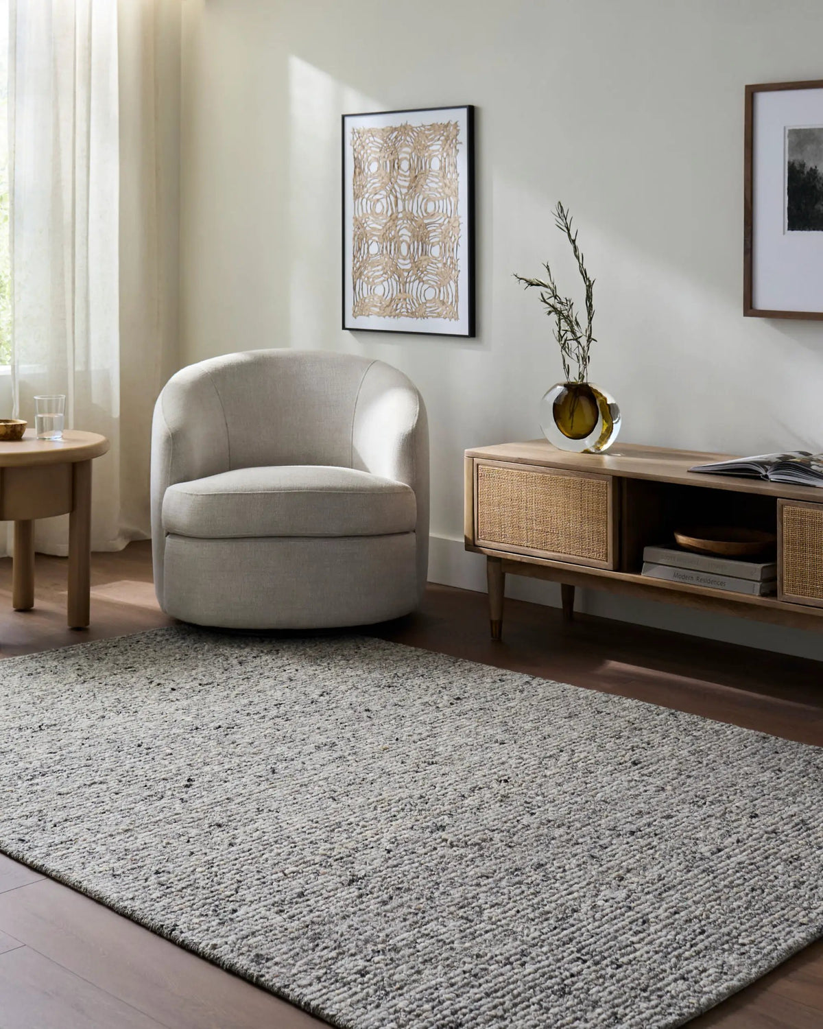 LIVABLISS Passion PAN-2304 Charcoal Area Rug