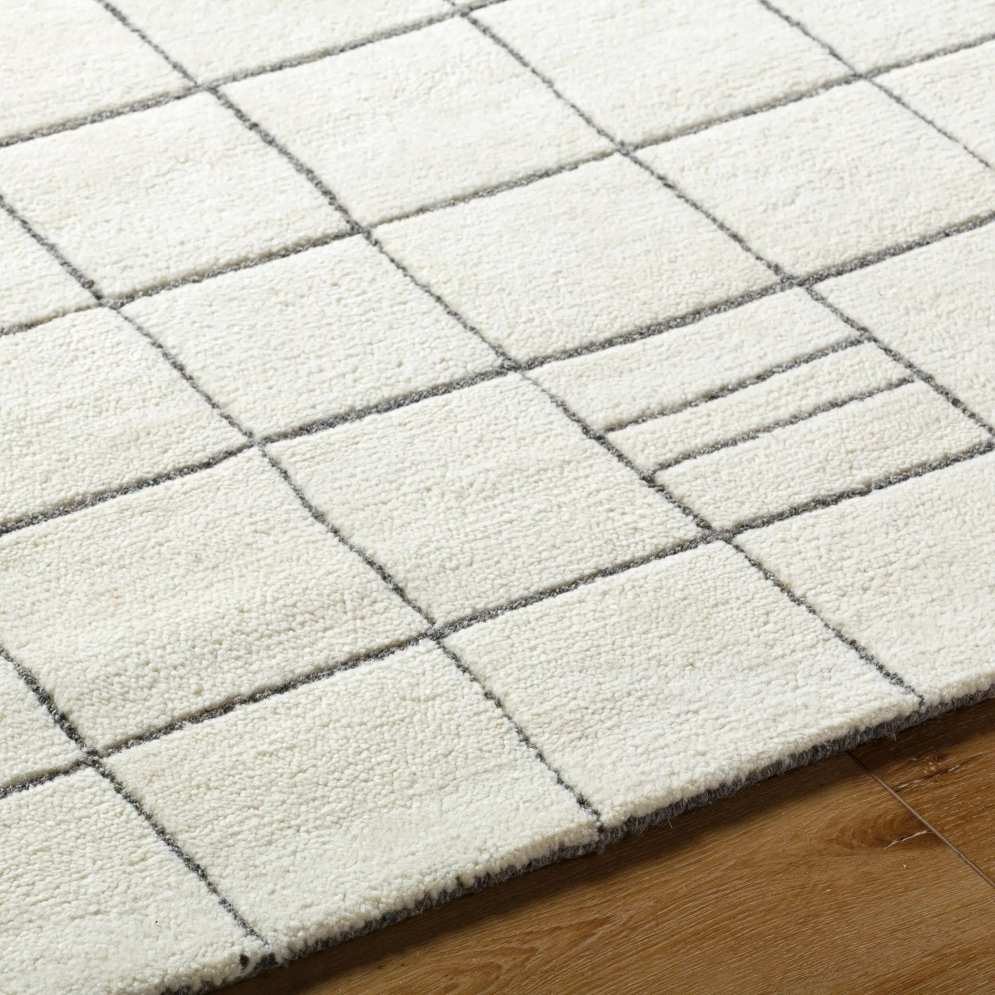 Portobello PBO-2303 Ivory Area Rug by LIVABLISS