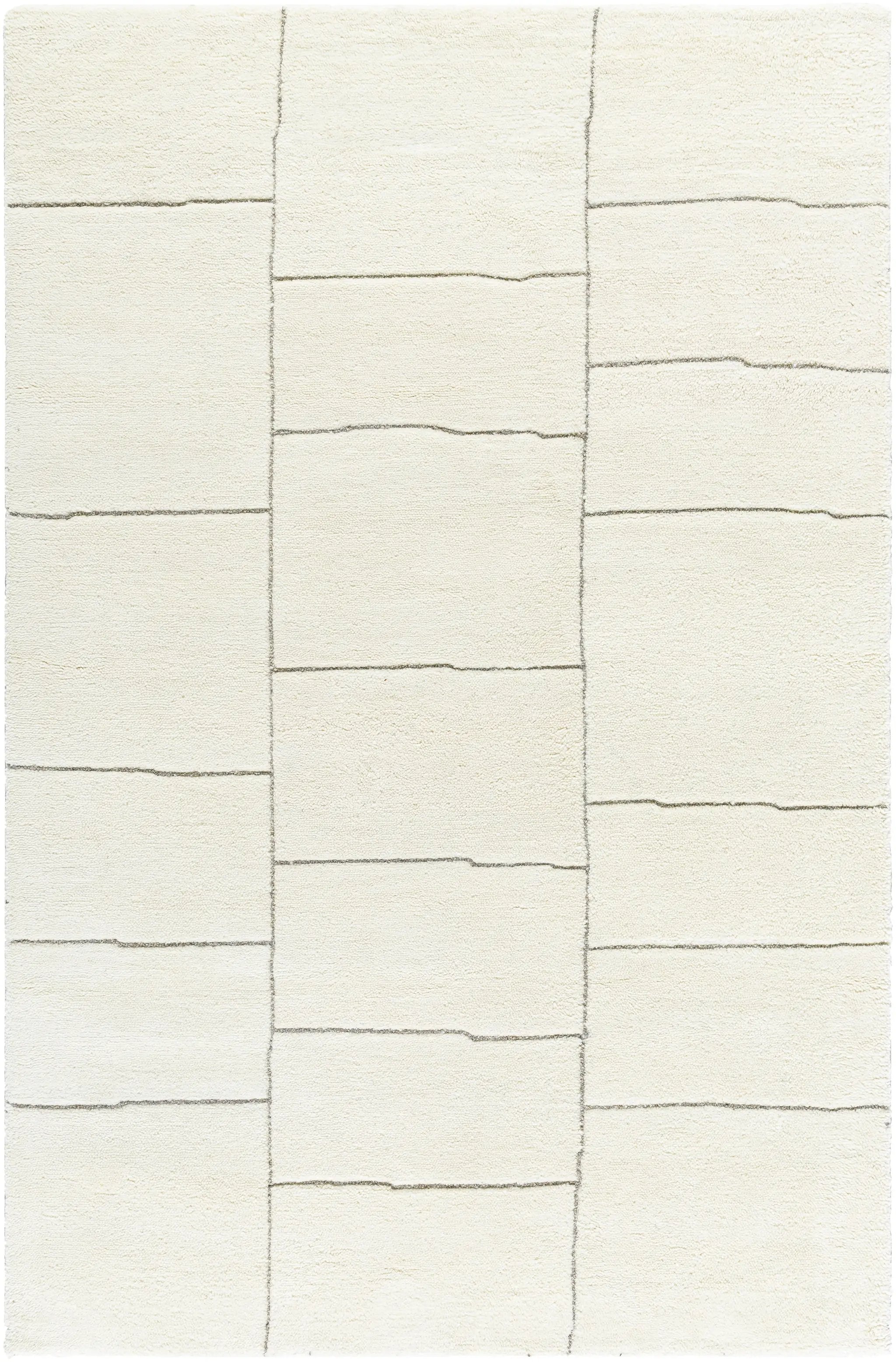 Portobello PBO-2307 Cream Area Rug by LIVABLISS