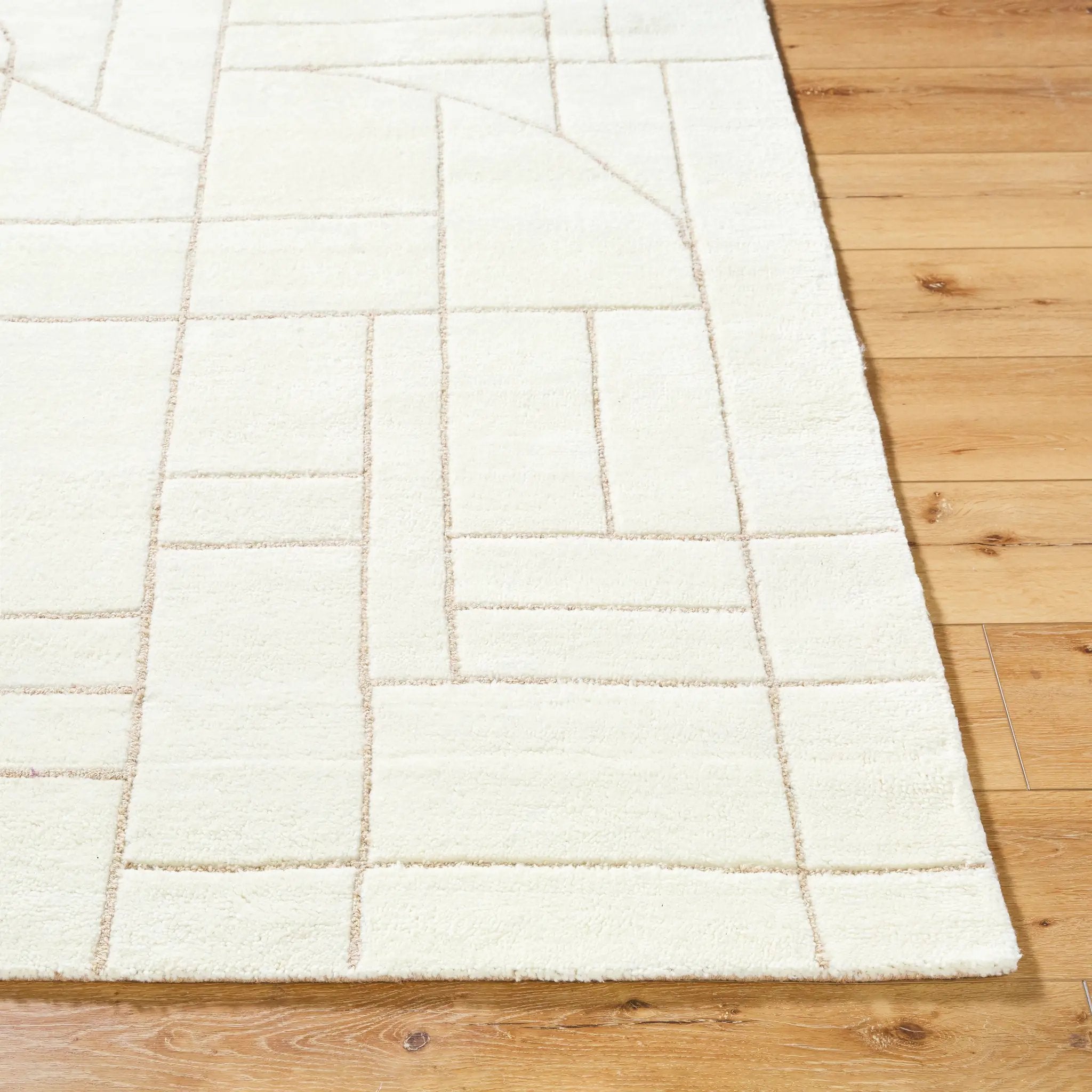 Portobello PBO-2313 Ivory Area Rug by LIVABLISS
